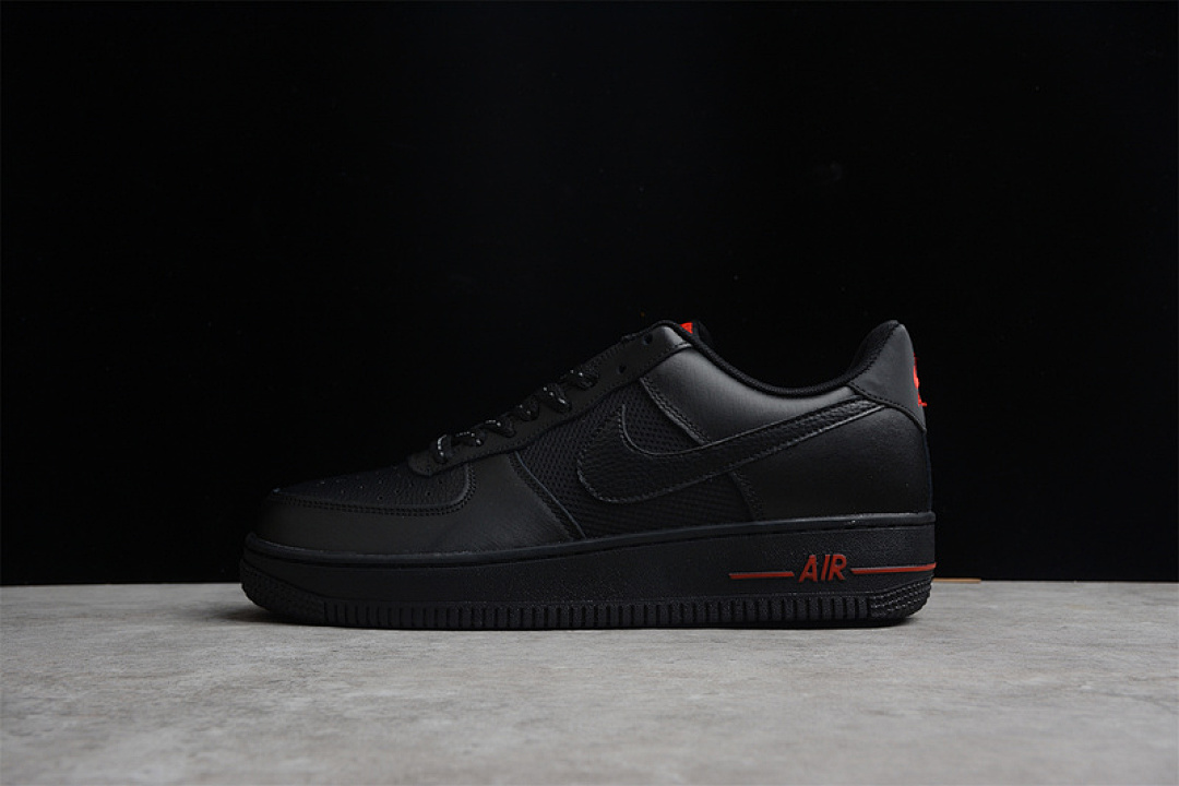 Nike [DO6359-001]-[AIR FORCE 1 LOW 07 BLACK/BLACK/RED]-[WOMAN:36-39]-[MAN:40-45], photo 1
