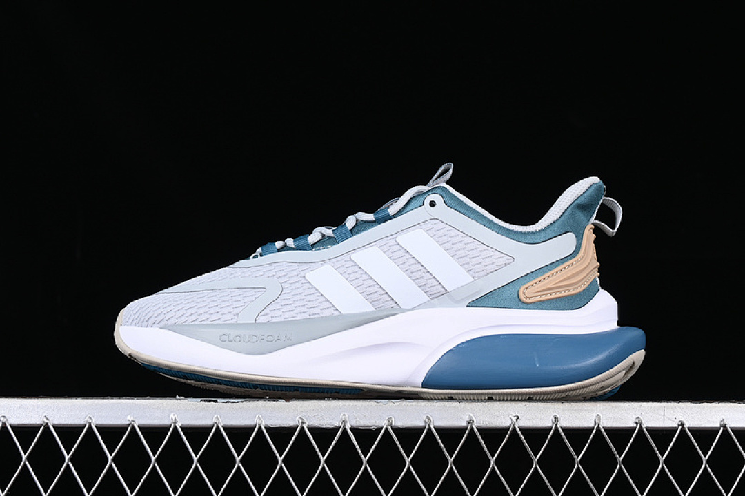 Adidas [HP6153]-[ADIDAS ALPHABOUNCE + WHITE/GREY/BLUE]-[WOMAN:36-39]-[MAN:40-45], photo 1