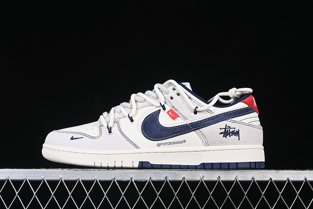 Unbranded [YX5066-240]-[SB DUNK LOW WHITE/GREY/BLUE/RED]-[WOMAN:36-39]-[MAN:40-45], photo 1