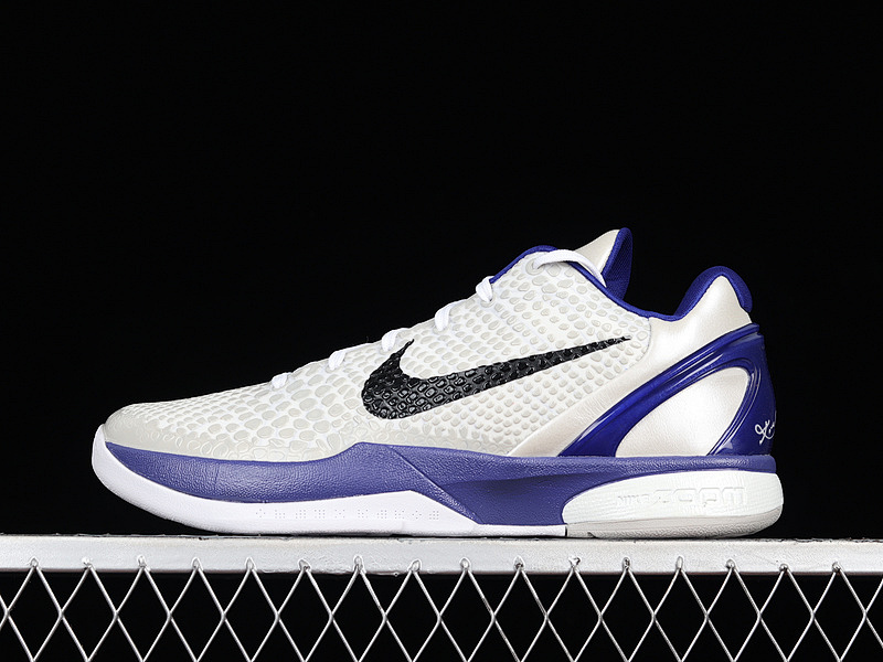 Nike Nike KOBE 6 VI PROTRO WHITE/SILVER-ROYAL BLUE · 436311-100, photo 1