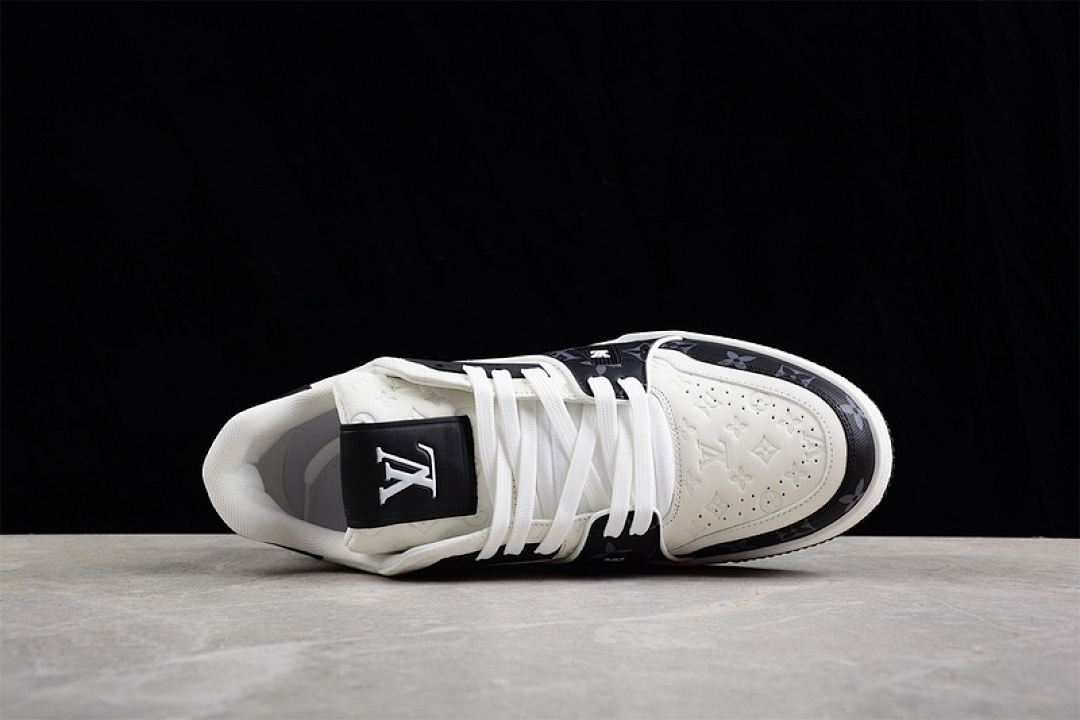Louis Vuitton [L*V TRAINER LOW SNEAKERS WHITE/BLACK/WHITE]-[WOMAN:36-39]-[MAN:40-45] - Image 13
