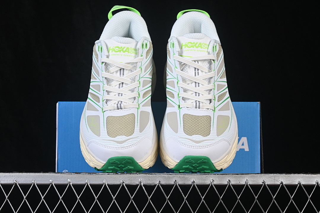 Hoka [1126851-WTFR]-[HOKA ONE RUNNING SHOES WHITE/FRESH CUT GRASS]-[WOMAN:36-39]-[MAN:40-46] - Image 13