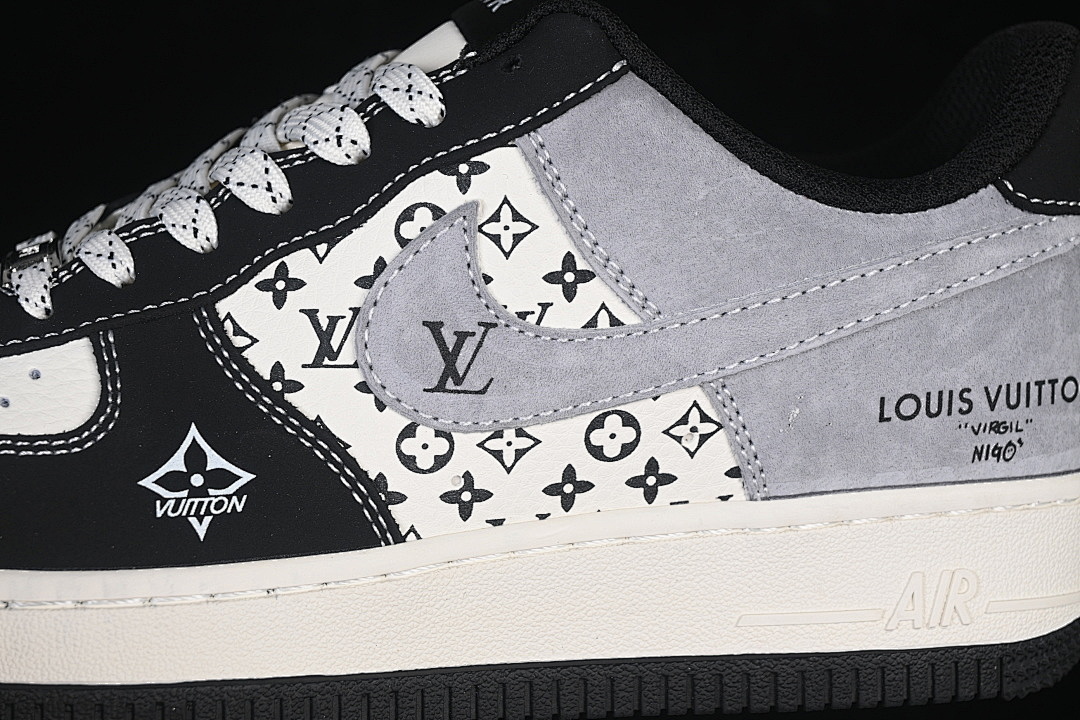 Nike [KG6699-F28]-[AIR FORCE 1 07 LOW WHITE/BLACK/GREY]-[WOMAN:36-39]-[MAN:40-45] - Image 8