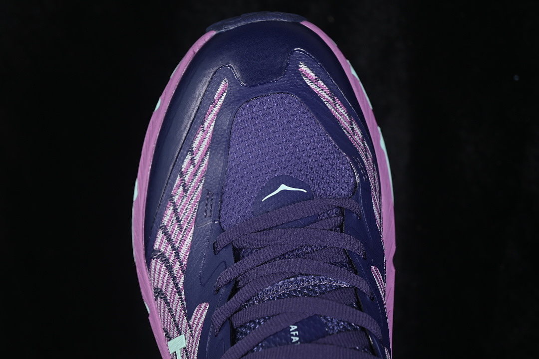 Hoka [1131056 NSOF]-[LIGHTWEIGHT MOUNTAIN RUNNING SHOES NAVY BLUE/PURPLE]-[WOMAN:36-39]-[MAN:40-45] - Image 9