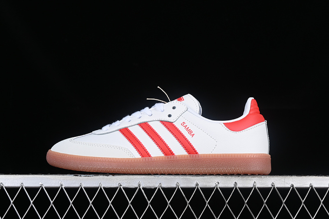 Adidas [IF6513]-[SAMBA VEGAN OG CLOUD WHITE/SOLAR RED/OFF WHITE]-[WOMAN:35-39]-[MAN:40-45] - Image 3