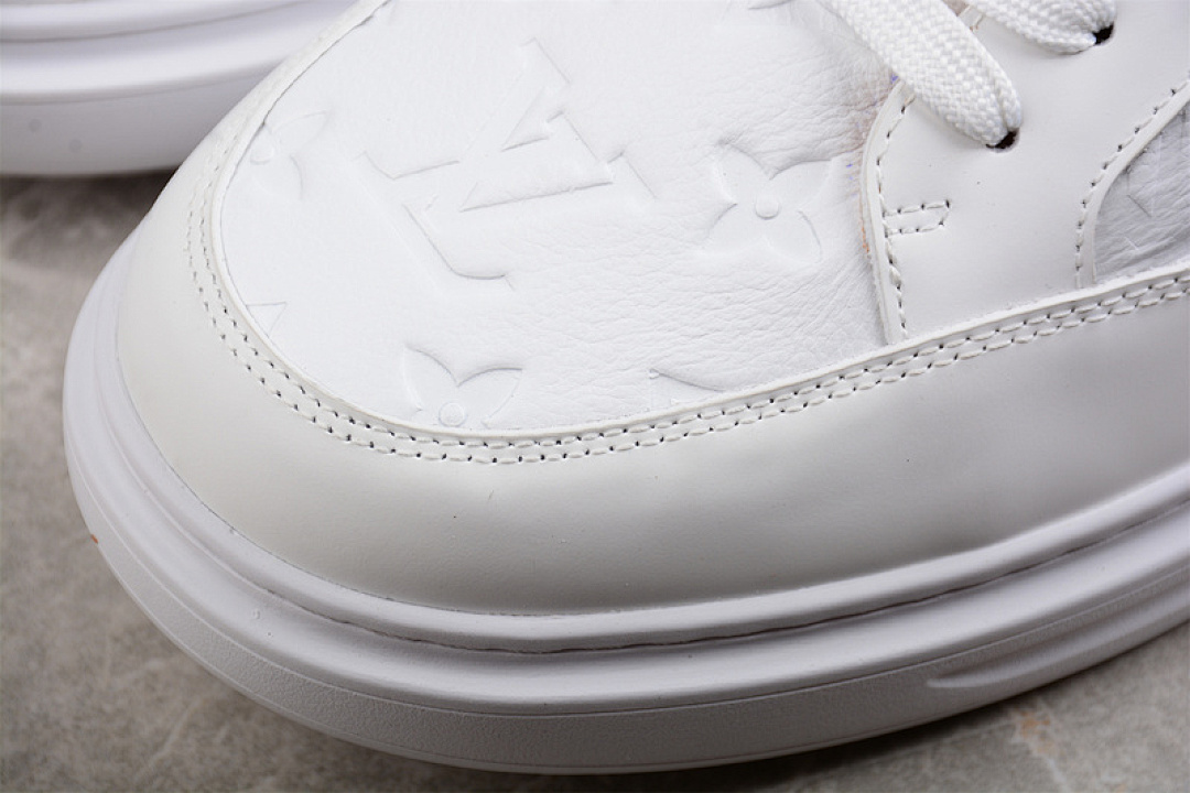 Louis Vuitton [L*V STELLAR SNEAKERS WHITE/WHITE/LIGHT BROWN]-[MAN:39-45] - Image 9