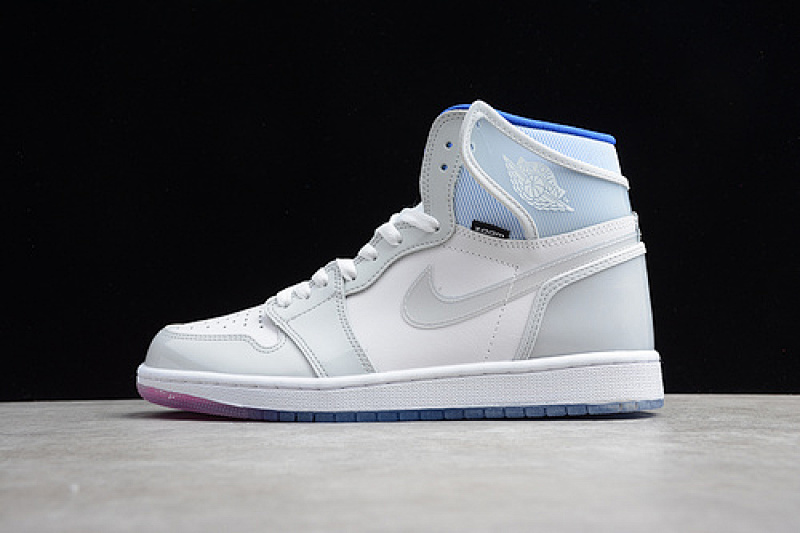 Jordan AIR Jordan 1 HIGH ZOOM R2T WHITE/RACER BLUE-WHITE · CK6637-104, photo 1