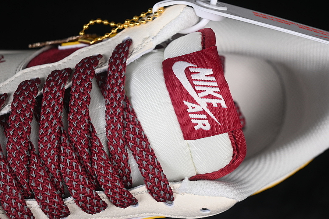 Nike [HT5088-611]-[AIR FORCE 1 07 LOW WHITE/RED/YELLOW]-[WOMAN:36-39]-[MAN:40-45] - Image 9