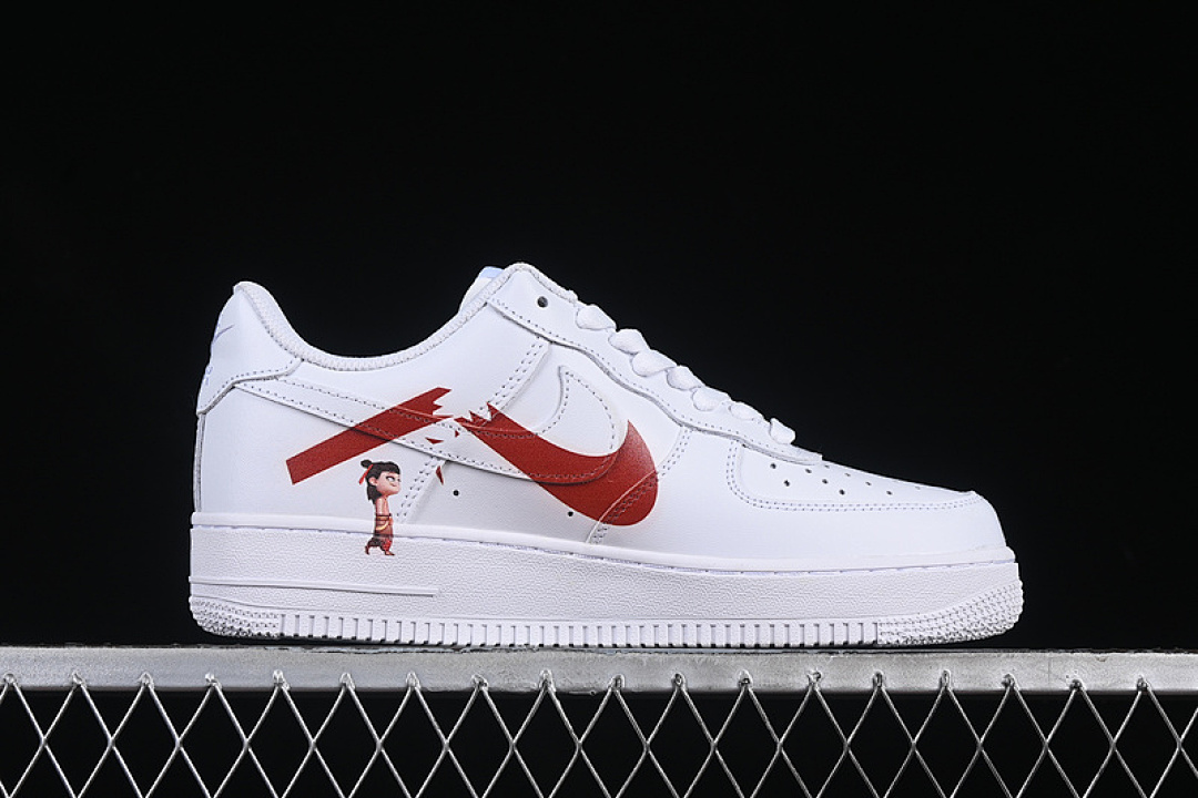 Nike [ZH0316-061]-[AIR FORCE 1 07 LOW WHITE/RED]-[WOMAN:36-39]-[MAN:40-45] - Image 16