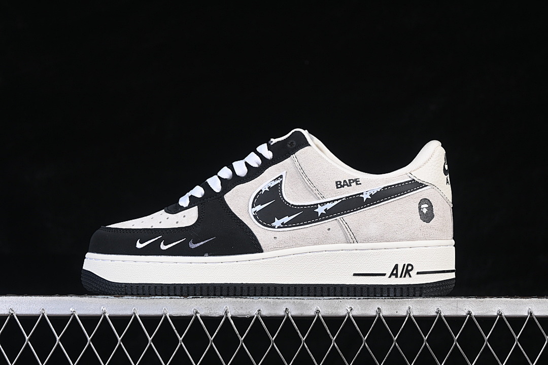 Nike [SY1388-024]-[AIR FORCE 1 07 LOW GREY/BLACK/WHITE]-[WOMAN:36-39]-[MAN:40-45] - Image 2