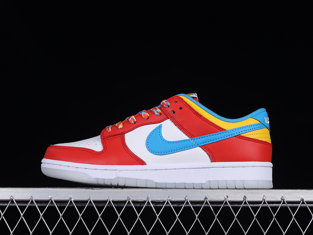 Unbranded [DH8009-600]-[ DUNK LOW QS LEBRON JAMES FRUITY PEBBLES RED/LASER BLUE/WHITE]-[UNISEX:36-47.5], photo 1