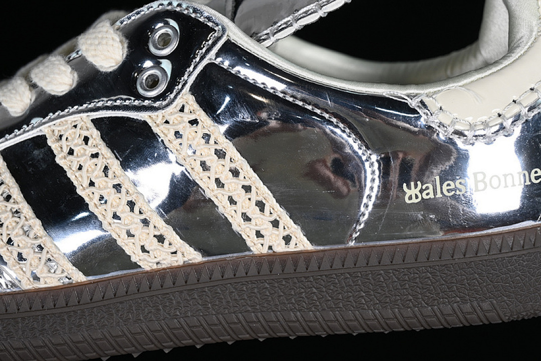 Adidas [IG8181]-[ADIDAS WALES BONNER X SAMBA SILVER METALLIC/CREAM WHITE/GREY ONE]-[UNSIEX:36-45] - Image 8