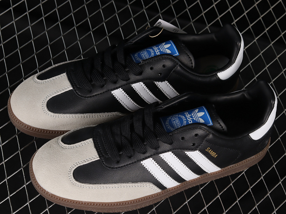 Adidas [FX9042]-[SAMBA VEGAN SHOES CLOUD WHITE/CORE BLACK/GUM]-[WOMAN:36-39]-[MAN:40-45] - Image 10