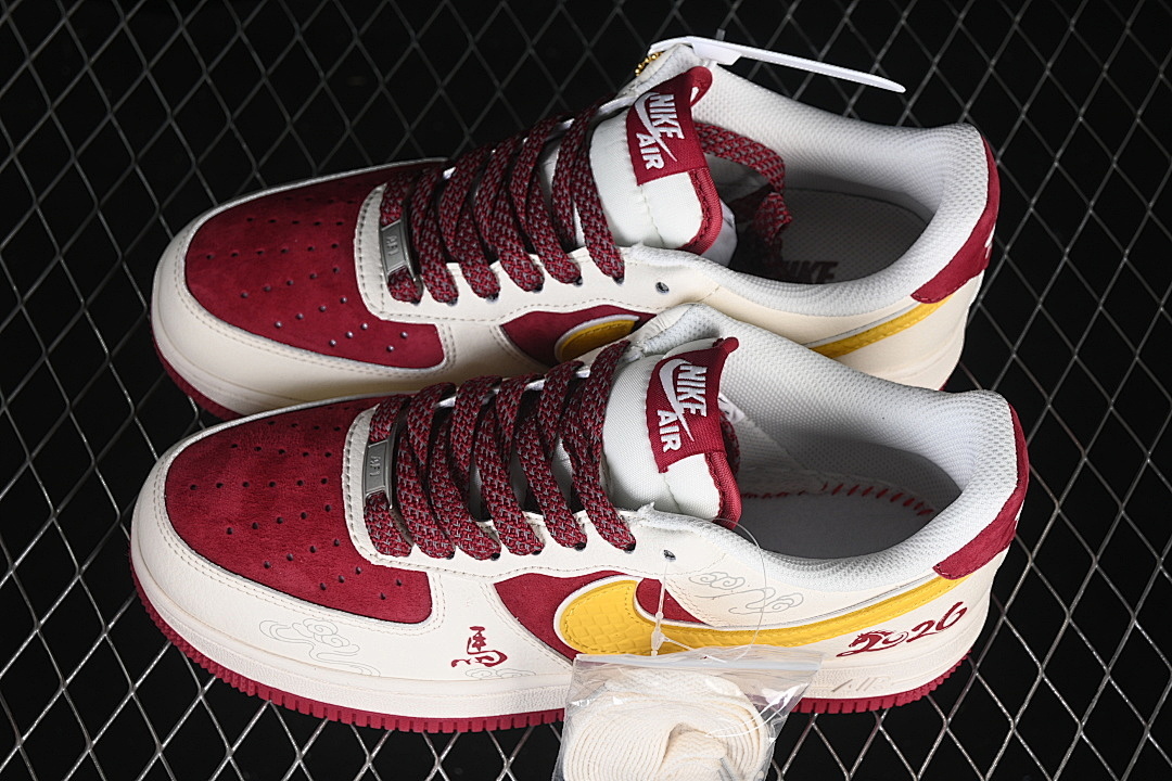 Nike [HT5088-611]-[AIR FORCE 1 07 LOW WHITE/RED/YELLOW]-[WOMAN:36-39]-[MAN:40-45] - Image 11