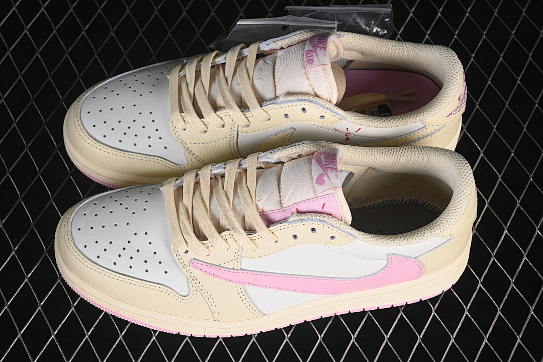 Jordan [IQ7604-100]-[JORDAN 1 RETRO LOW OG SP MUSLIN/SHY PINK/SAIL]-[WOMAN:36-39]-[MAN:40-48.5] - Image 11