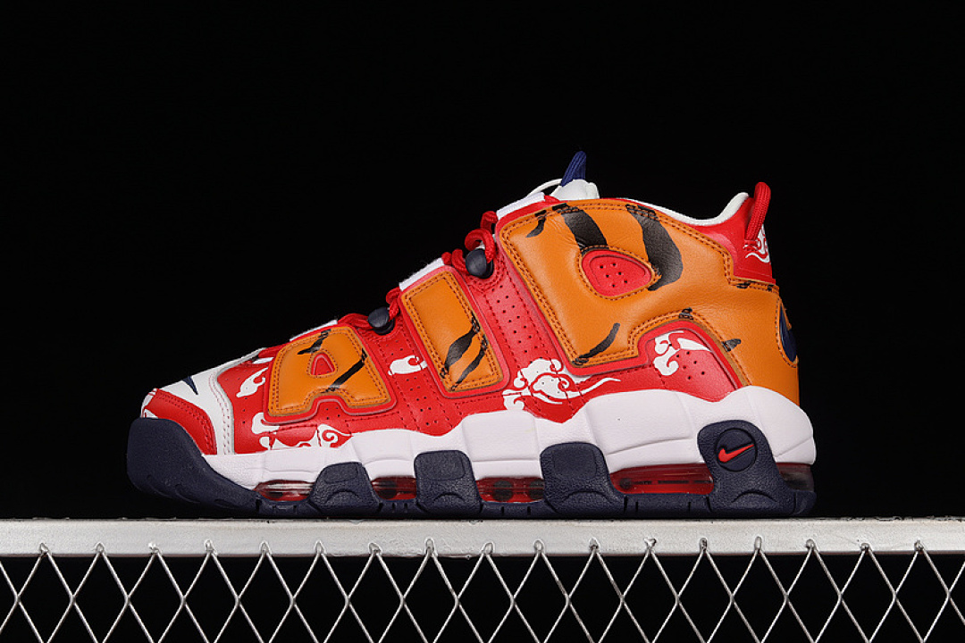 Nike [CZ7885-100]-[AIR MORE UPTEMPO 96 QS RED/ORANGE/BLACK]-[WOMAN:36-39]-[MAN:40-45], photo 1