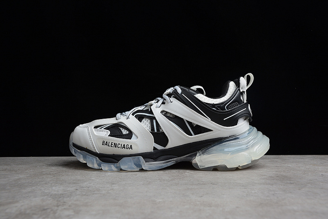 Unbranded [647741-W3BZ2-9010]-[BA*LEN*CIAGA TRACK 3.0 SNEAKERS WHITE/BLACK/WHITE]-[UNSIEX:35-46], photo 1