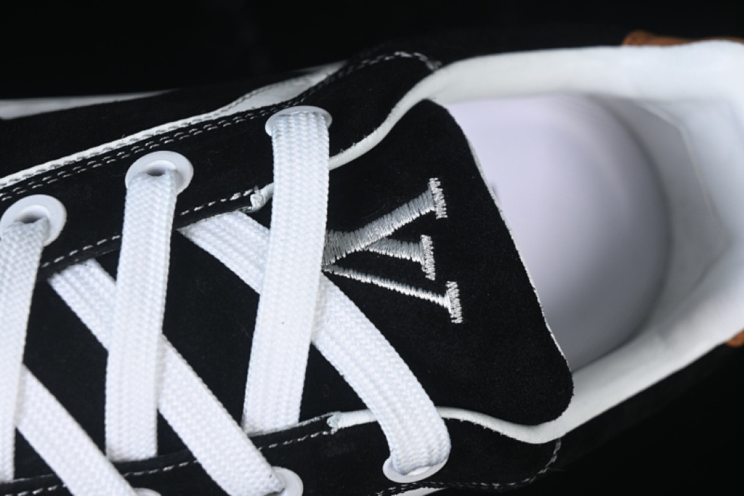 Louis Vuitton [LOUIS VUITTON SKATE SNEAKER CLASSIC 2025SS BLACK/WHITE]-[MAN:39-45] - Image 8
