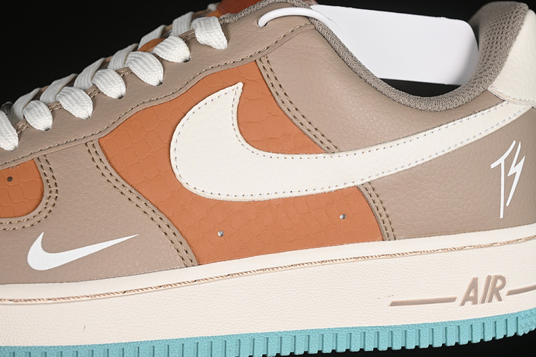 Nike [LW9279-006]-[AIR FORCE 1 07 LOW TS WHITE/GREY/BROWN]-[WOMAN:36-39]-[MAN:40-45] - Image 8