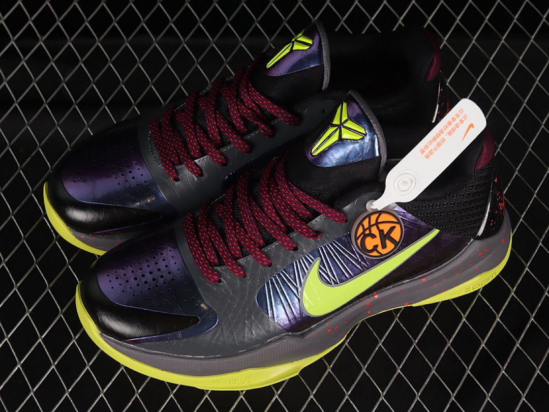 Nike [CD4991-001]-[NBA 2K20 X KOBE 5 PROTRO CHAOS BLACK/DARK GREY-BRIGHT CRIMSON-CYBER]-[39-47.5] - Image 10