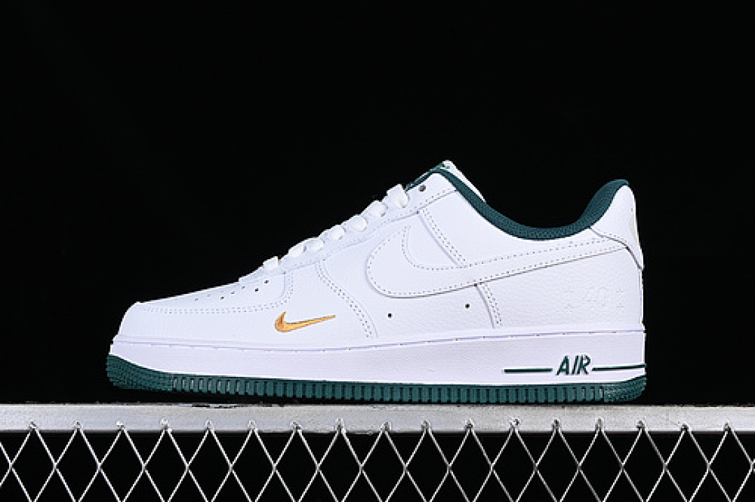 Nike Nike AIR FORCE 1 07 LOW WHITE/GOLD/GREEN · DD1225-009, photo 1