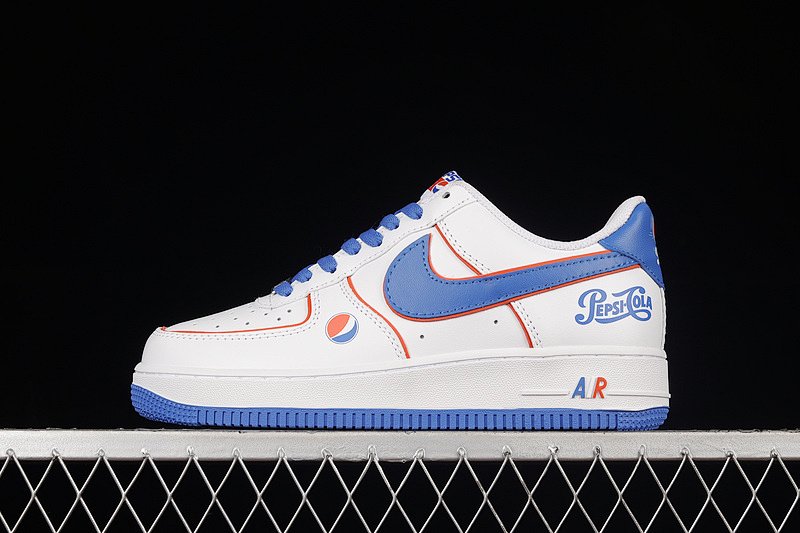 Nike Nike AIR FORCE 1 LOW PEPSI WHITE/WHITE/BLUE · BS8856-113, photo 1