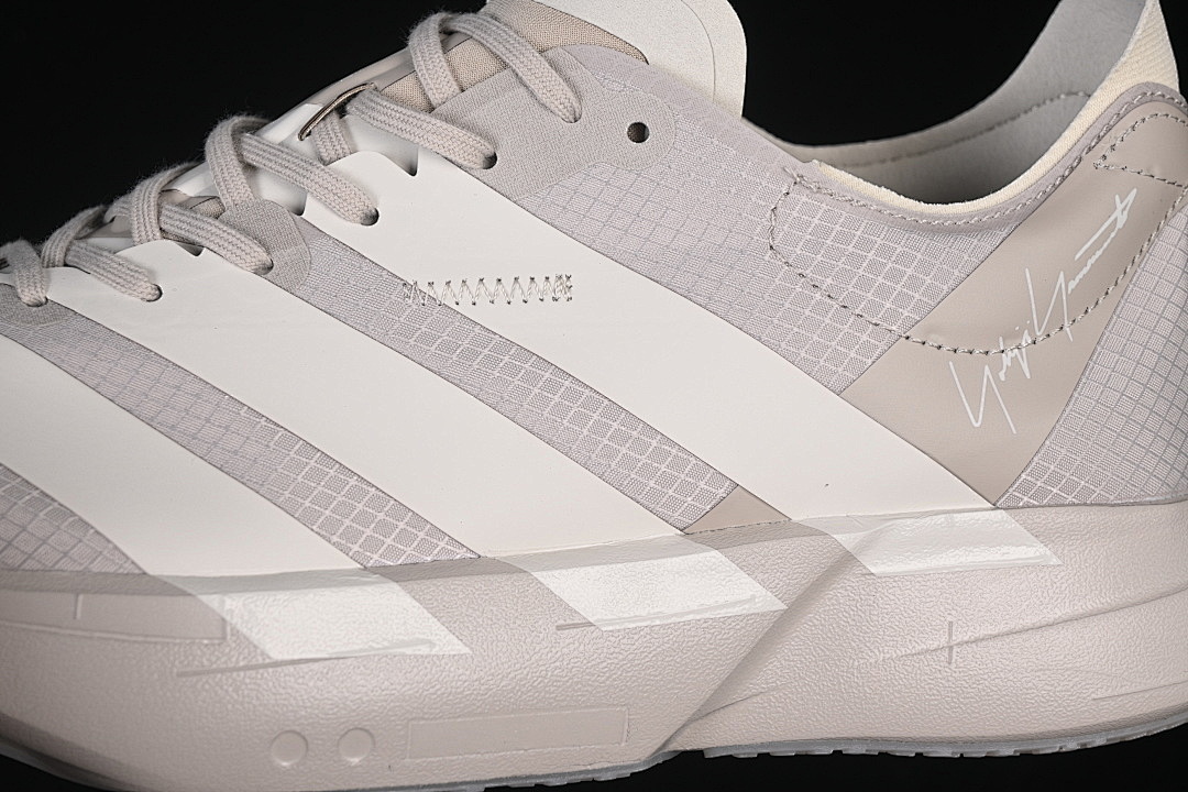 Adidas [KJ6878]-[ADIZERO ADIOS 4 M LOW-TOP RUNNING SHOES GREY/BEIGE]-[WOMAN:36-39]-[MAN:40-46] - Image 8