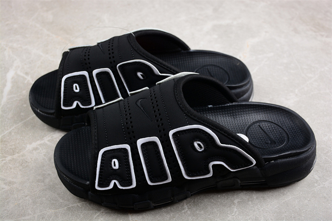 Nike [FB7818-100]-[AIR MORE UPTEMPO SLIDE WHITE/BLACK]-[WOMAN:36-39]-[MAN:40-45] - Image 8
