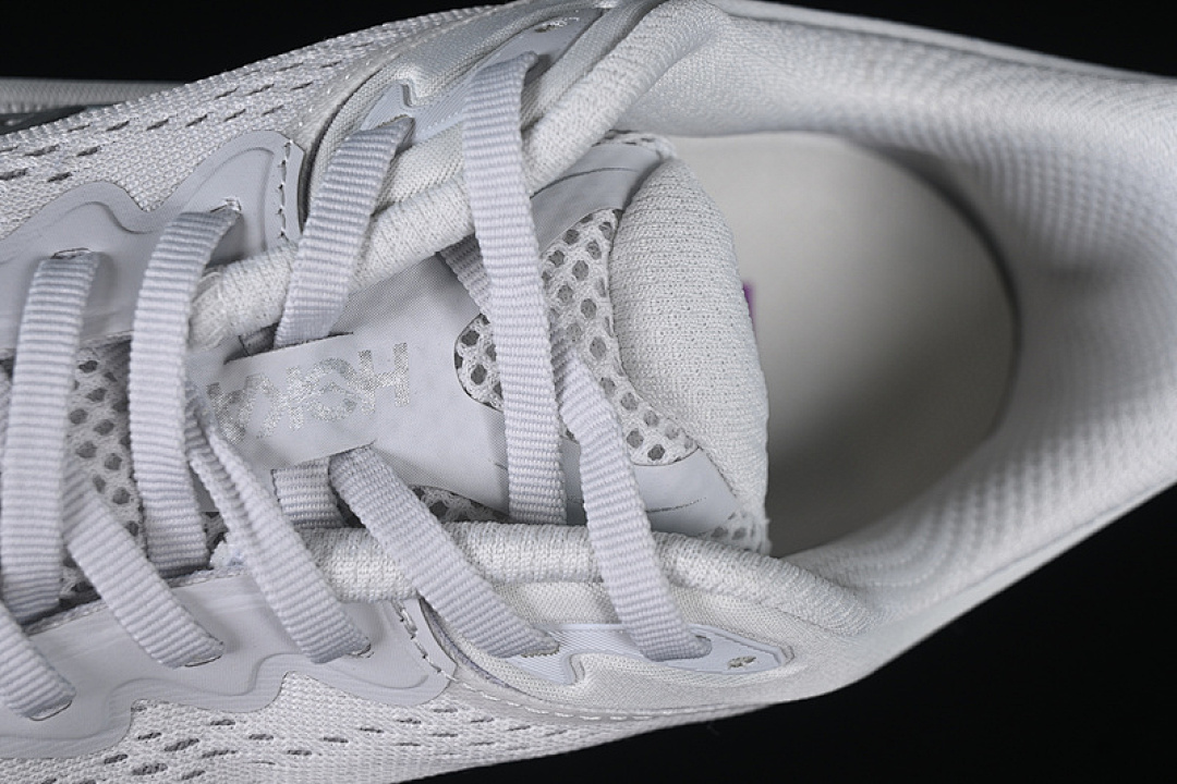On Running [1162012 CYWH]-[HOKA ONE BONDI 9 WHITE/GREY/PURPLE/BLUE]-[WOMAN:36-39]-[MAN:40-45] - Image 9