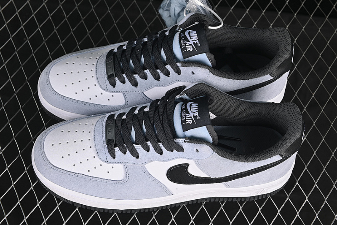 Nike [IF6205-400]-[AIR FORCE 1 07 LOW WHITE/GREY/BLACK]-[WOMAN:36-39]-[MAN:40-45] - Image 11