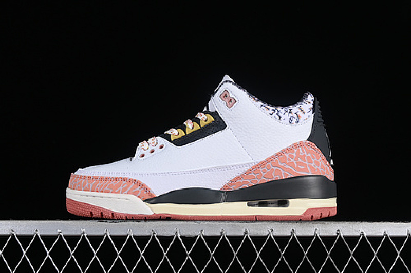 Jordan AIR Jordan 3 RETRO GS WHITE/ANTHRACITE/RED STARDUST/SAIL/SATURN GOLD · 441140-100, photo 1