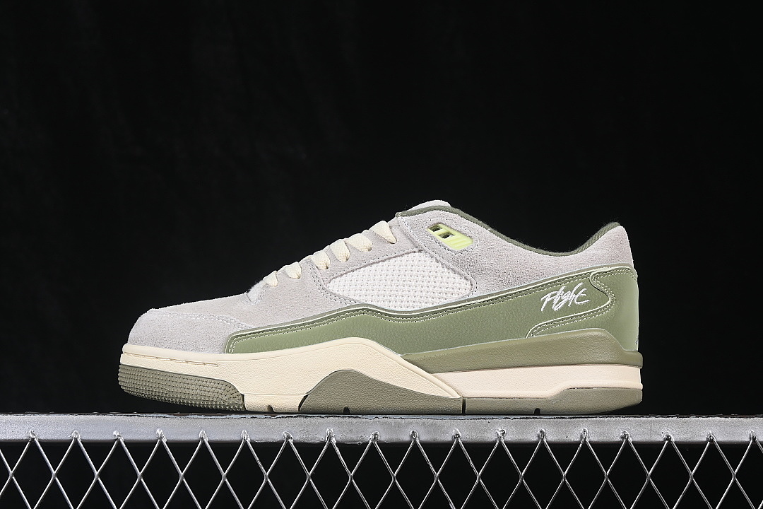 Jordan [FZ9854-203]-[AIR JORDAN FLIGHT COURT AJ RETRO SNEAKERS GREEN/GREY]-[WOMAN:36-39]-[MAN:40-45], photo 1