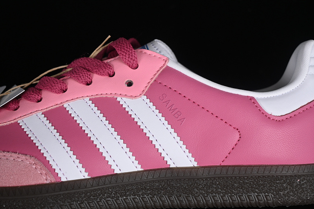 Adidas [B75806]-[SAMBA VEGAN OG WHITE/PINK/BLACK]-[WOMAN:36-40] - Image 8