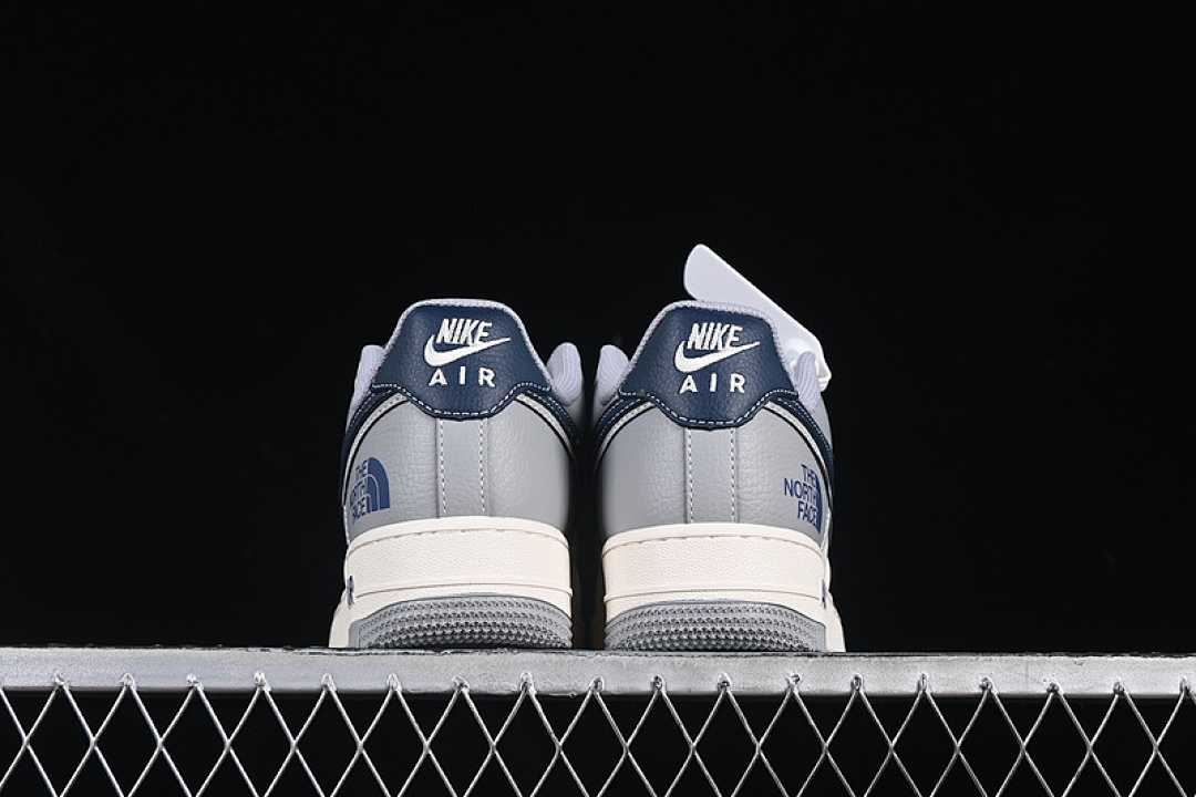 Nike [XS1958-520]-[AIR FORCE 1 07 LOW WHITE/BLUE/GREY]-[WOMAN:36-39]-[MAN:40-45] - Image 14