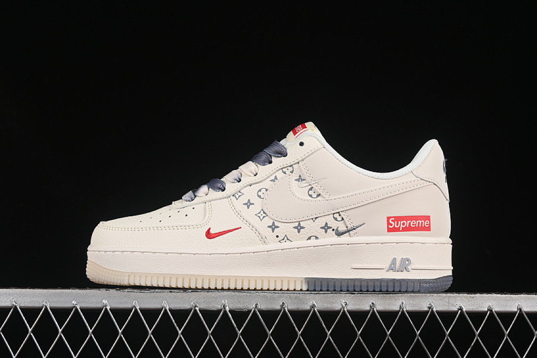Nike [HH7518-077]-[AIR FORCE 1 07 LOW SUPREME WHITE/GREY]-[WOMAN:36-39]-[MAN:40-45] - Image 16