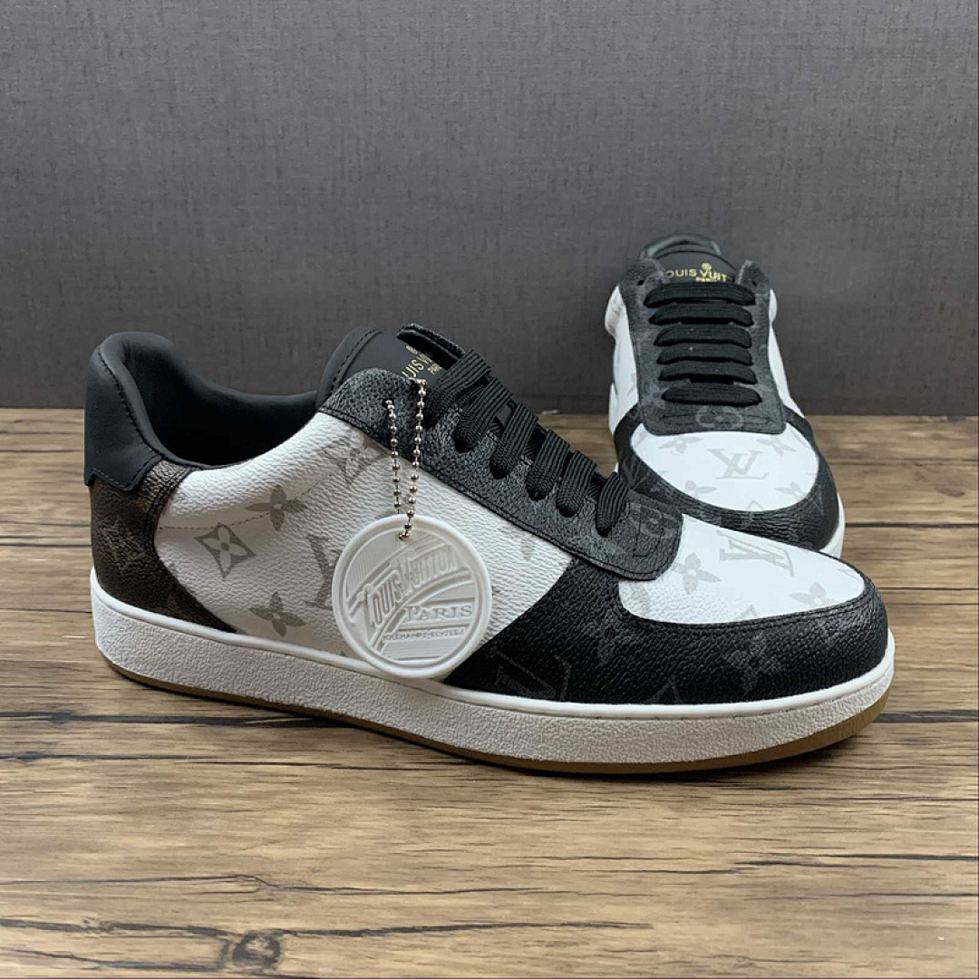 Louis Vuitton [L*V STELLAR SNEAKERS BLACK/WHITE/LIGHT GREY]-[MAN:39-45] - Image 12