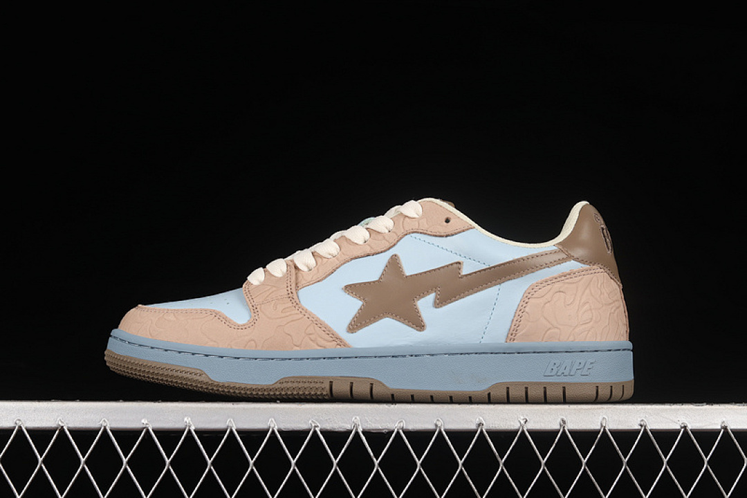 Bape [1G70191035]-[HUMAN MADE BAPE STA SK8 TO NIGO SKY BLUE/KHAKI/BEIGE]-[MAN:40-45], photo 1
