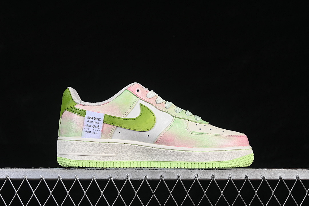 Nike [FB1839-515]-[AIR FORCE 1 07 LOW WHITE/GREEN/PINK]-[WOMAN:36-39]-[MAN:40-45] - Image 16