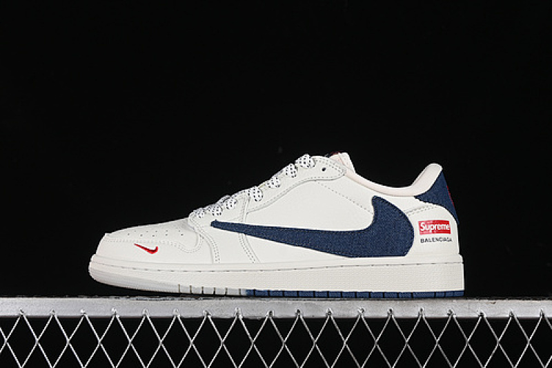 Jordan TRAVIS SCOTT X FRAGMENT DESIGN AIR Jordan 1 LOW OG SP OFF WHITE/BLUE · JH6088-608, photo 1
