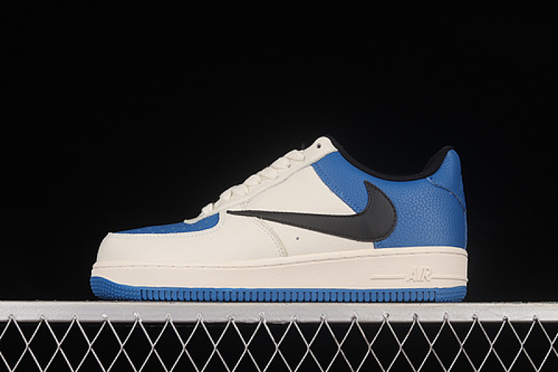 Nike Nike AIR FORCE 1 07 LOW BEIGE/BLUE/BLACK · HG1136-022, photo 1