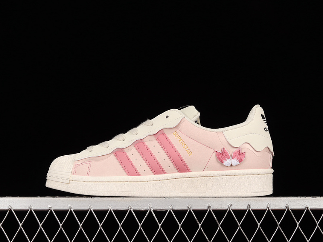 Unbranded [GW4441]-[SUPERSTAR SHOES PEACH PINK/WHITE/BLACK]-[WOMAN:35.5-40], photo 1