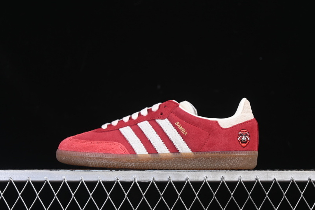 Adidas [IG8905]-[SAMBA OG TAL CLOVER CASUAL BOARD SHOES RED/COFFEE/WHITE]-[WOMAN:36-39]-[MAN:40], photo 1