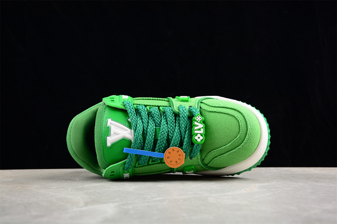 Louis Vuitton [L*V TRAINER MAXI WHITE/GREEN]-[WOMAN:35-39]-[MAN:40-45] - Image 13