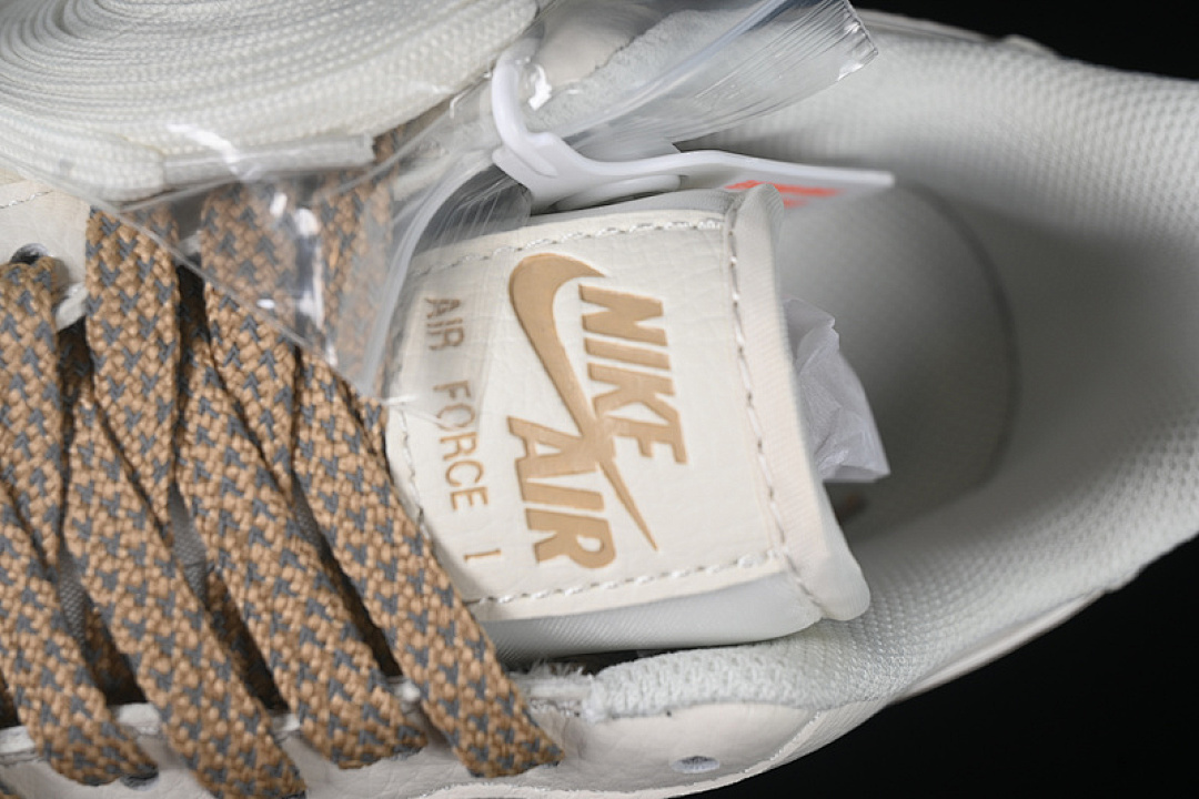 Nike [CU1836-965]-[AIR FORCE 1 07 LOW WHITE/GOLD]-[WOMAN:36-39]-[MAN:40-45] - Image 9