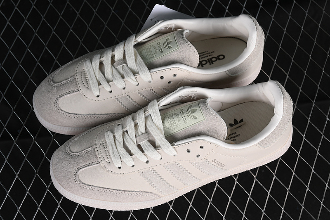 Adidas [FZ5603]-[SAMBA VEGAN TONAL COLOR PACK LINEN/CREAM WHITE/SAVANNA]-[WOMAN:36-39]-[MAN:40-45] - Image 11