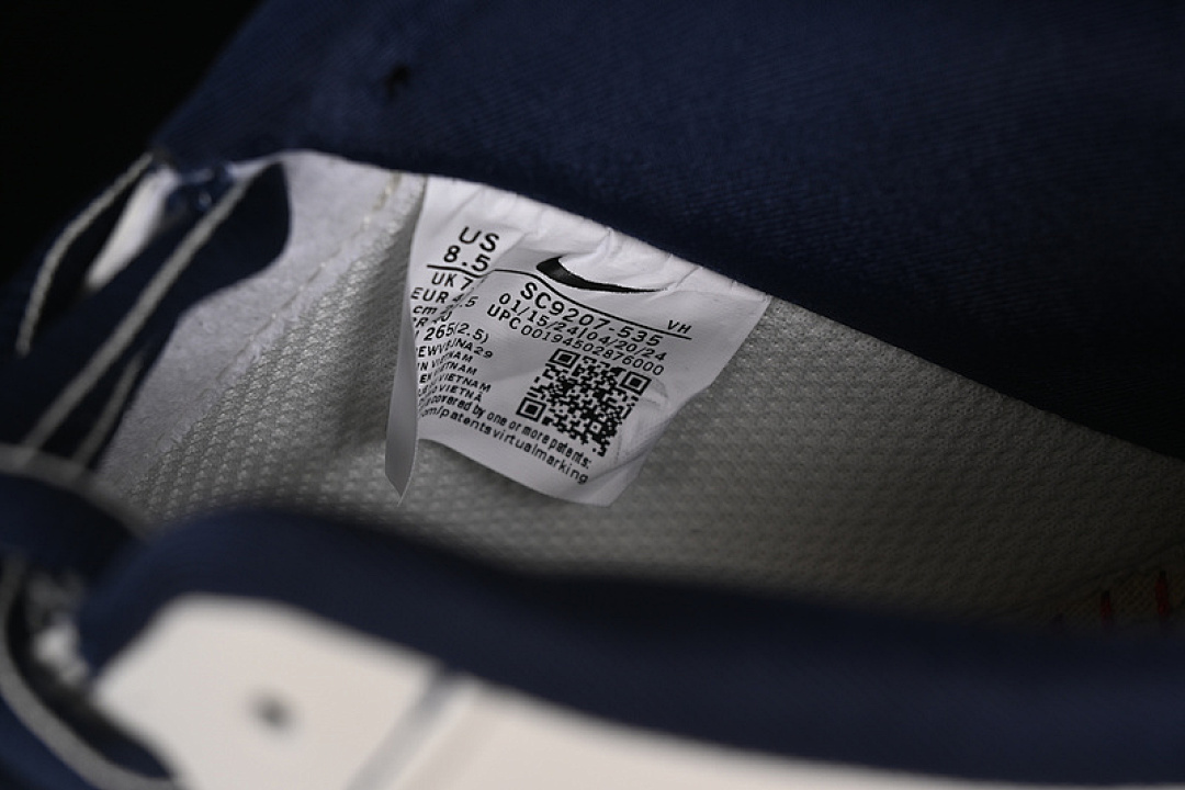 Nike [SC9207-535]-[AIR FORCE 1 07 LOW WHITE/BLUE]-[WOMAN:36-39]-[MAN:40-45] - Image 6