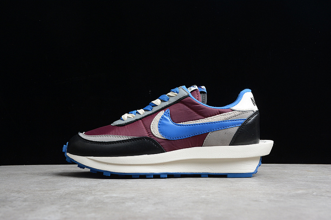 Undercover [DJ4877-600]-[SACAI X UNDERCOVER LDWAFFLE NIGHT MAROON/PALE IVORY/GROUND GREY/TEAM (ROYAL]), photo 1