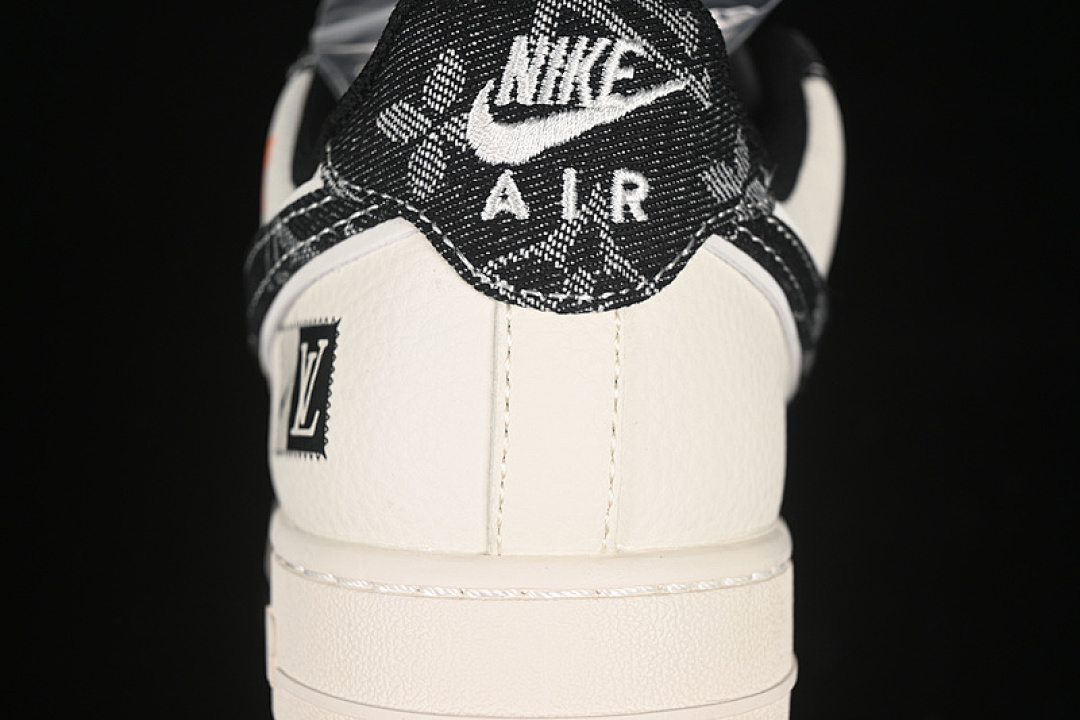 Nike [YX5066-353]-[AIR FORCE 1 07 LOW LV WHITE/GREY/BLACK]-[WOMAN:36-39]-[MAN:40-45] - Image 7