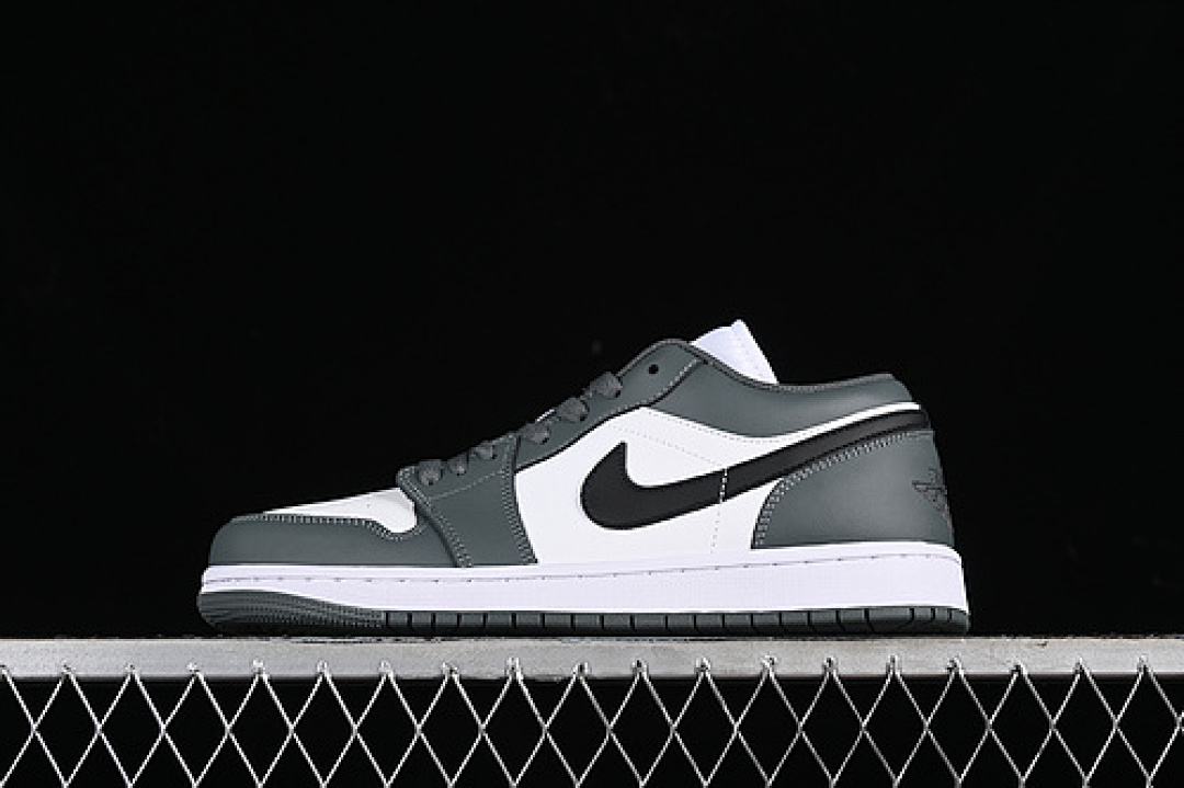 Jordan [553560-152]-[AIR JORDAN 1 LOW WHITE/BLACK/IRON GREY]-[WOMAN:36-39]-[MAN:40-46], photo 1