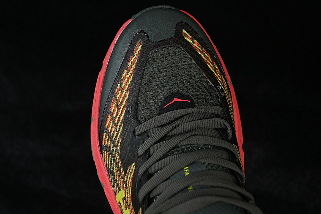 Hoka [1129930 TFST]-[MAFATE SPEED 4 RUNNING SHOES RED/BLACK/GREEN/YELLOW]-[WOMAN:36-39]-[MAN:40-45] - Image 9